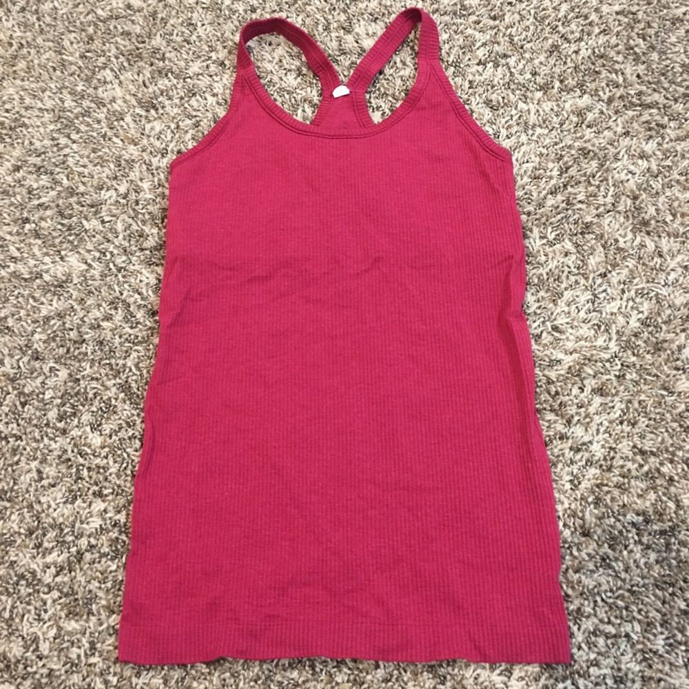 Lululemon Maroon Ebb Tank Top sz 6